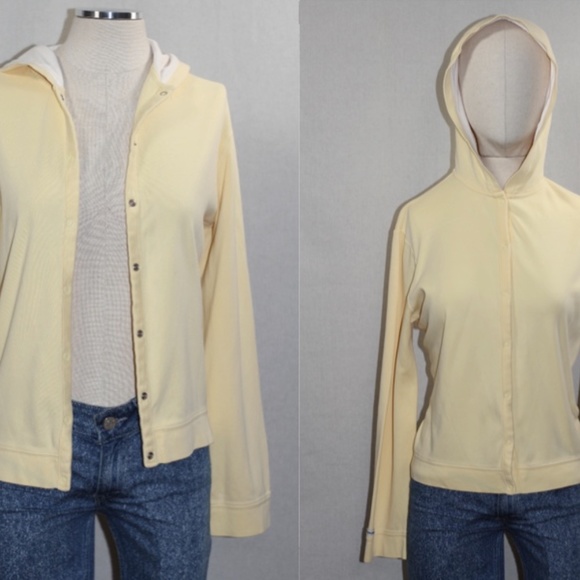 Abercrombie & Fitch Yellow Cotton Jacket - Picture 10 of 13